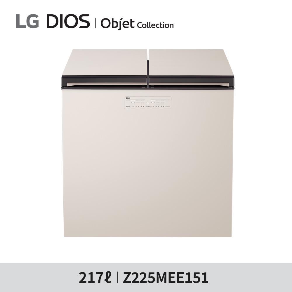 [LG전자] LG 디오스 오브제컬렉션 김치톡톡 Z225MEE151- 217리터 뚜껑식 김치냉장고