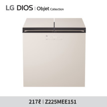 [LG전자] LG 디오스 오브제컬렉션 김치톡톡 Z225MEE151- 217리터 뚜껑식 김치냉장고