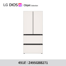 [LG전자] LG 디오스 오브제컬렉션 김치톡톡  Z495GBB271- 491리터 뚜껑식 김치냉장고