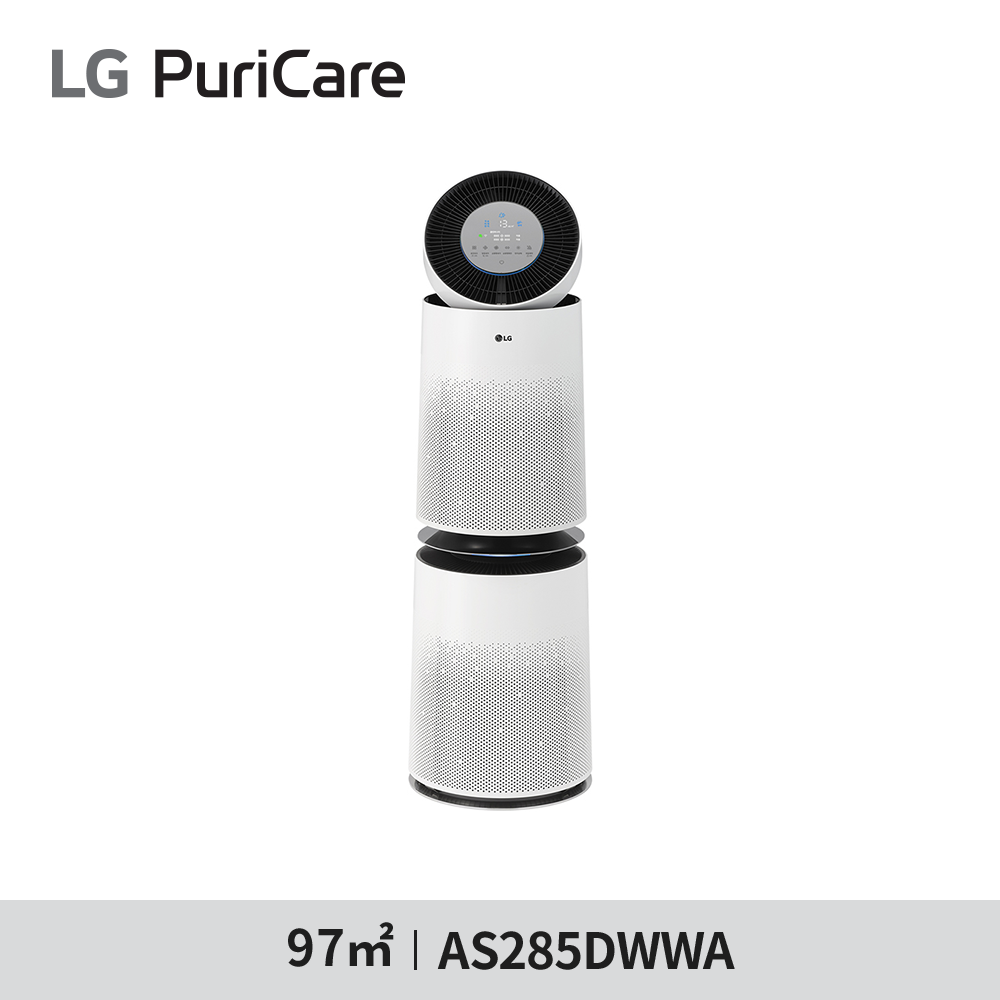 [LG 전자] LG 퓨리케어 AI 360˚ 공기청정기 플러스 AS285DWWA - 28평형
